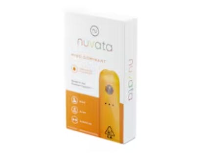 Nuvata Mind Dominant - Tangerine | 0.5g | 9:1 | THC:CBD | Disposable Vape |  Nuvata