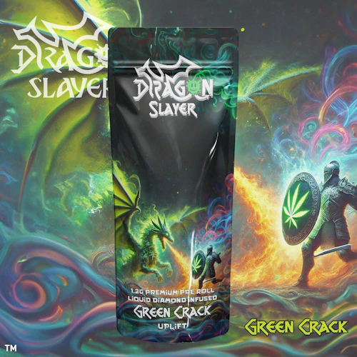 Dragon Slayer - 1.2g Infused Preroll - Green Crack