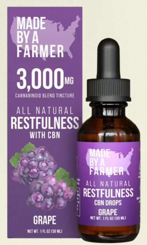 Made By A Farmer | Restfulness | Grape | 3000mg CBN Tincture