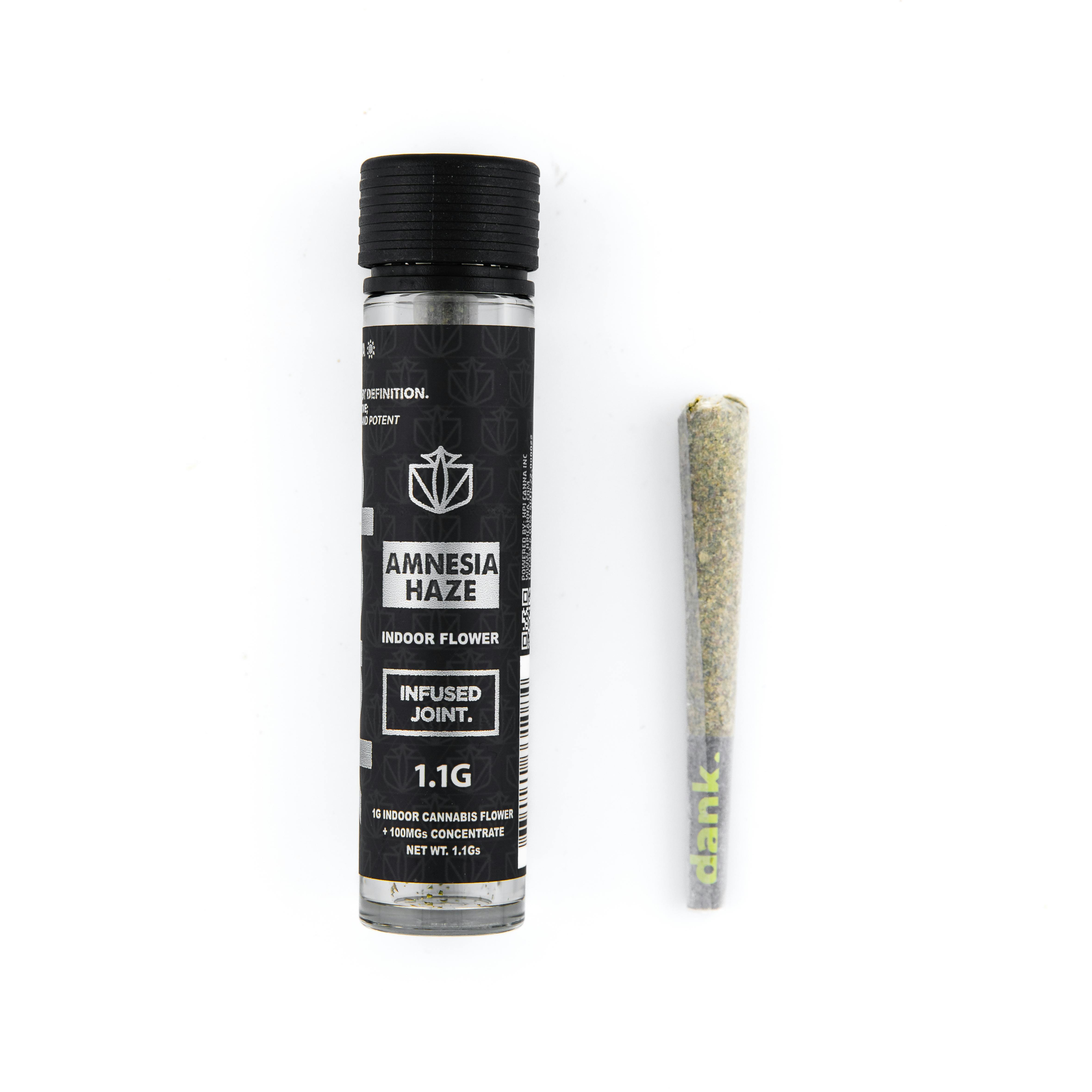 Dank | Infused Preroll | Amnesia Haze | 1.1g