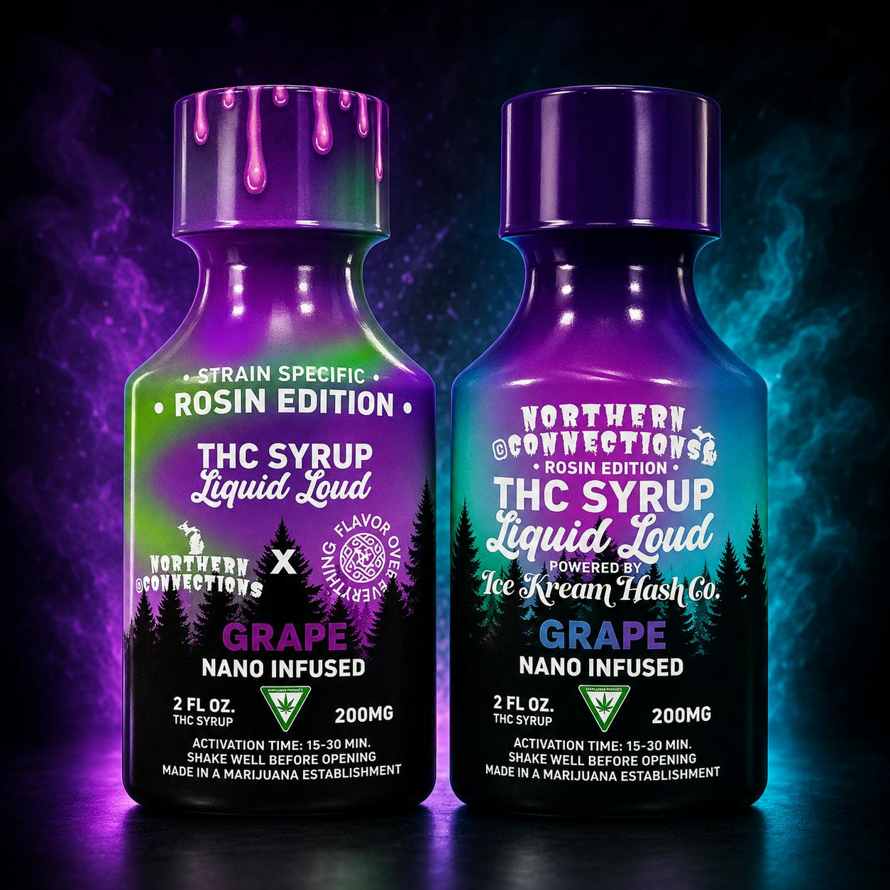 Liquid Loud x North Coast - 200mg Rosin Syrup - Grape