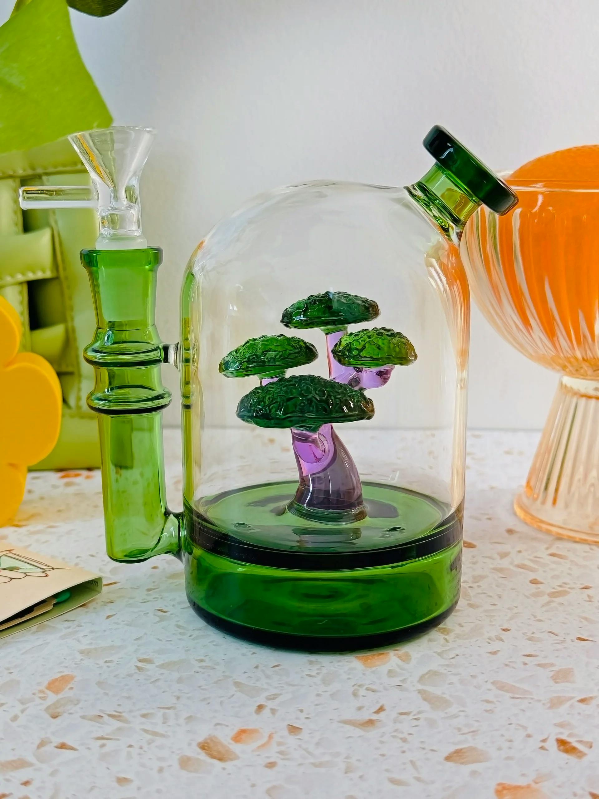 Shop of Things | Bonsai Cloche Bong - Green