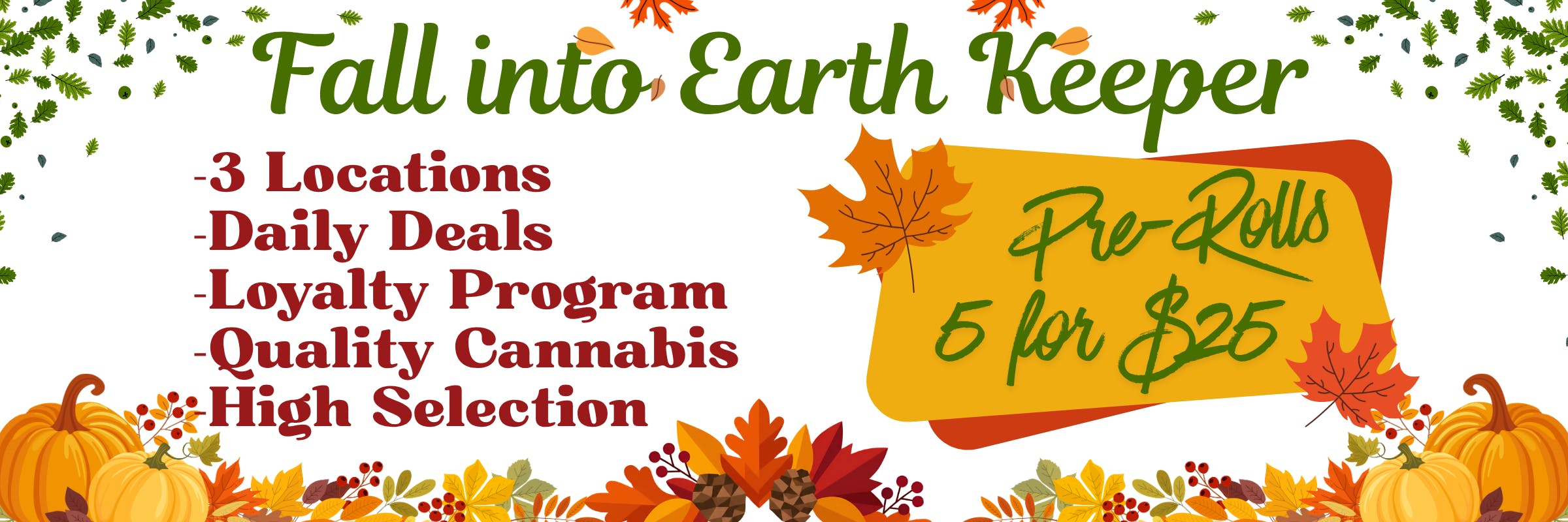 Shop on-line at Earth Keeper Cannabis