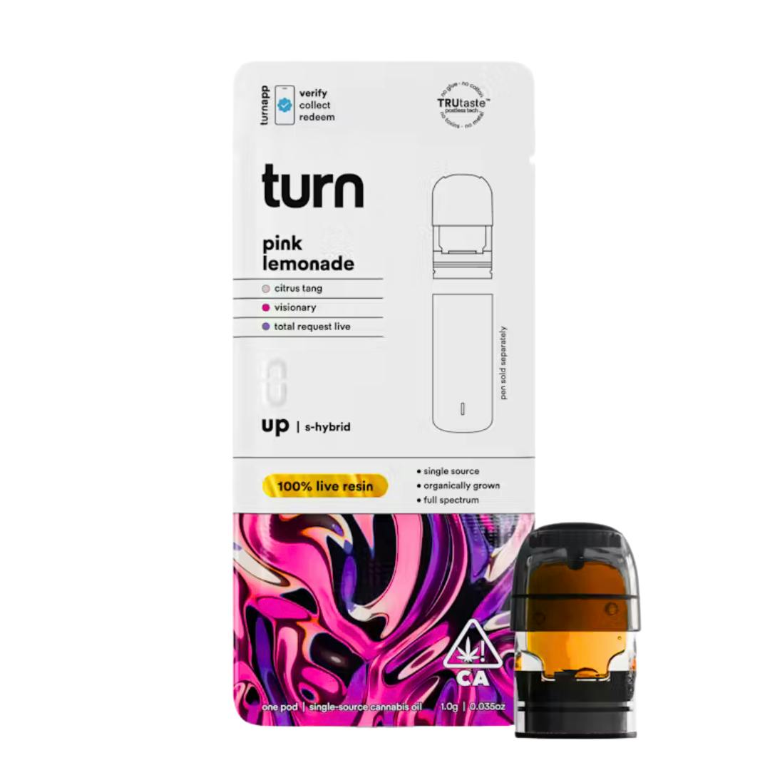 PINK LEMONADE LIVE RESIN TURN UP POD