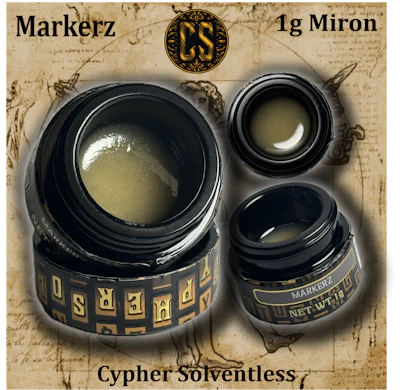 Apex - 1g Hash Rosin Cypher - Markerz - CONCENTRATES by Apex Concentrates at King of Budz