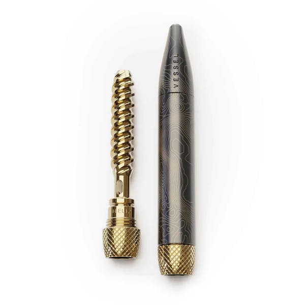 image of Gunmetal | Dry Herb Helix Pipe