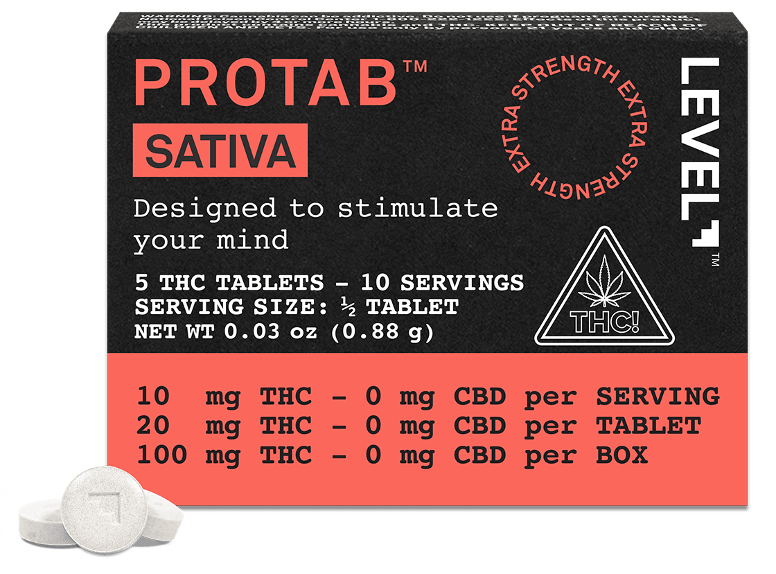 Product Level | Protab Sativa | Tablets | 10ct | 250 mg