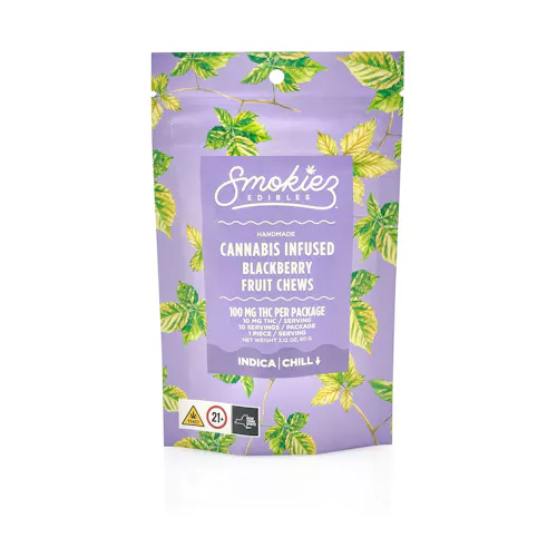 Smokiez Blackberry Fruit Chews 10mg 10pk-1