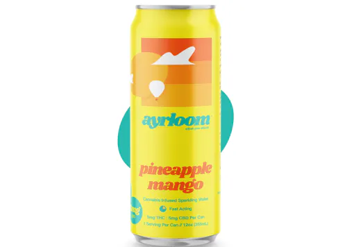 Ayrloom | Pineapple Mango | Infused Sparkling Water | Single-active