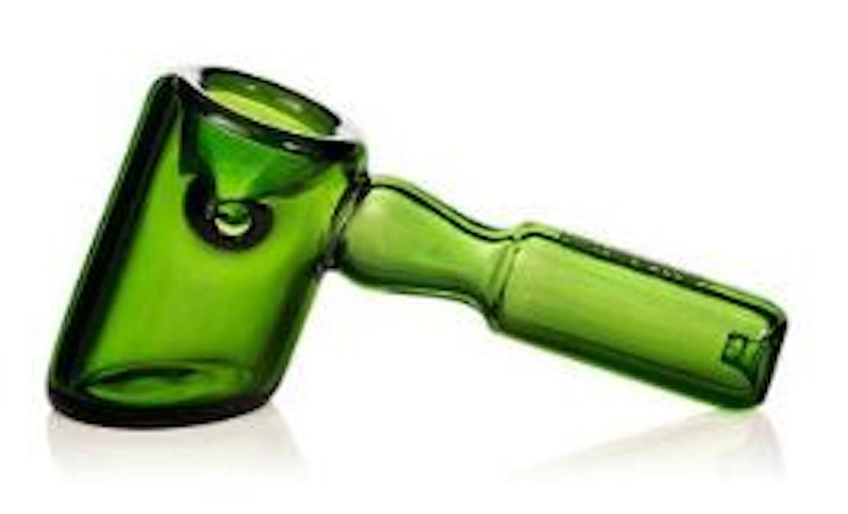 Image of GRAV Glass Hammer Hand Pipe | Green