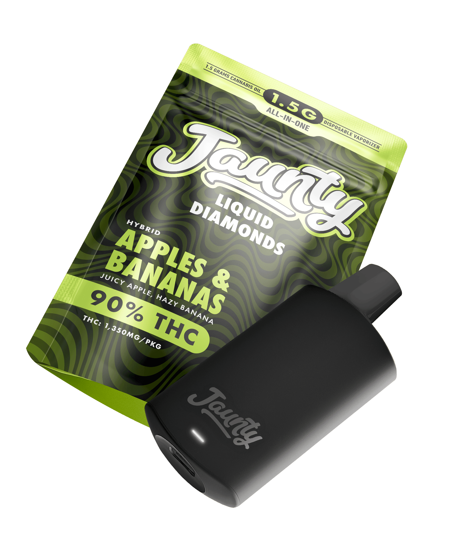 Jaunty | Apples & Bananas | Liquid Diamonds AIO | 1.5g