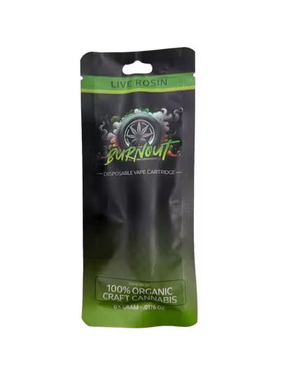 Product: Burnout | Candied Bacon .5g Live Rosin Disposable