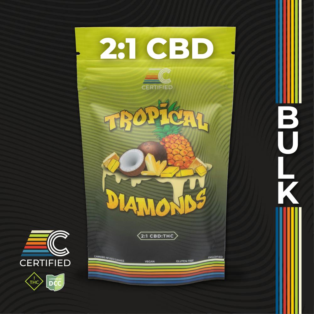 Tropical Diamonds | 2:1 CBD:THC | 40 x 10mg - Story Cannabis