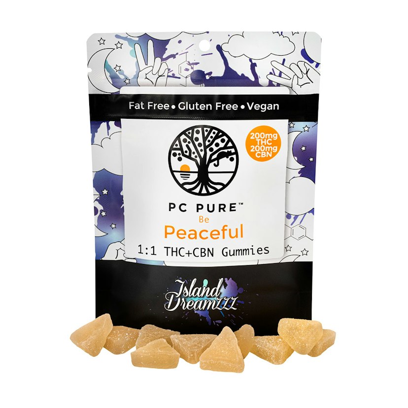 PC Pure - Island Dreamzzz Gummies THC:CBN 200mg
