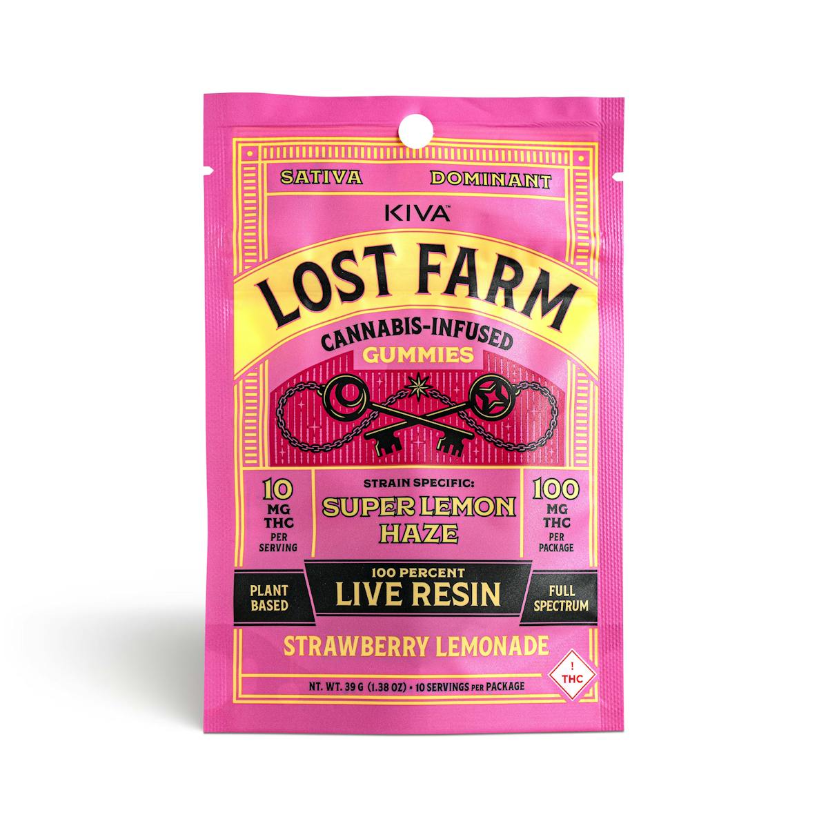 Photo of Strawberry Lemonade Live Resin Gummies – 100mg