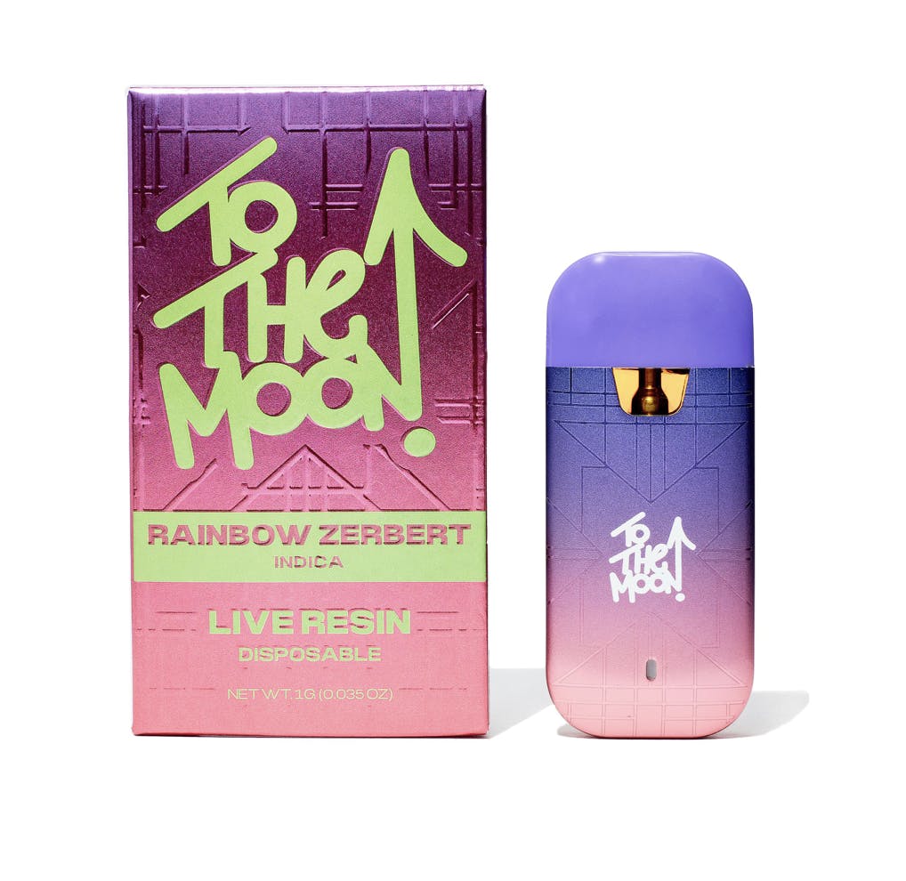 To The Moon | Rainbow Zerbert | Live Resin AIO | 1g