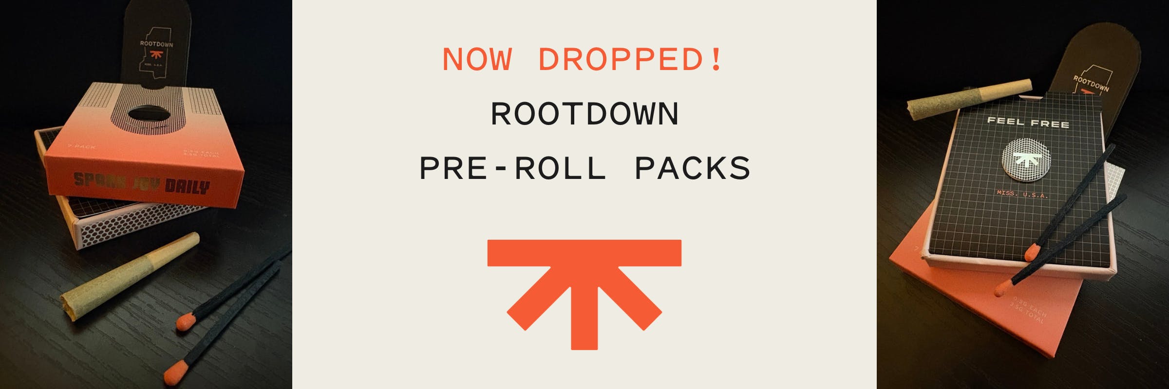 New drop, out now, Rootdown, Pre-Roll, Pre-Rolls Packs