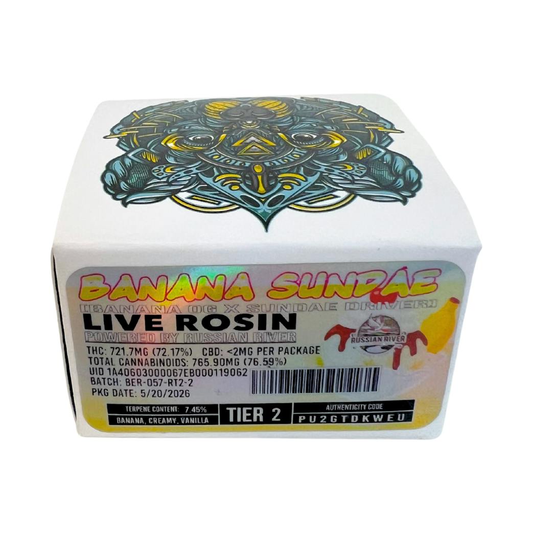 BANANA SUNDAE LIVE ROSIN TIER 2