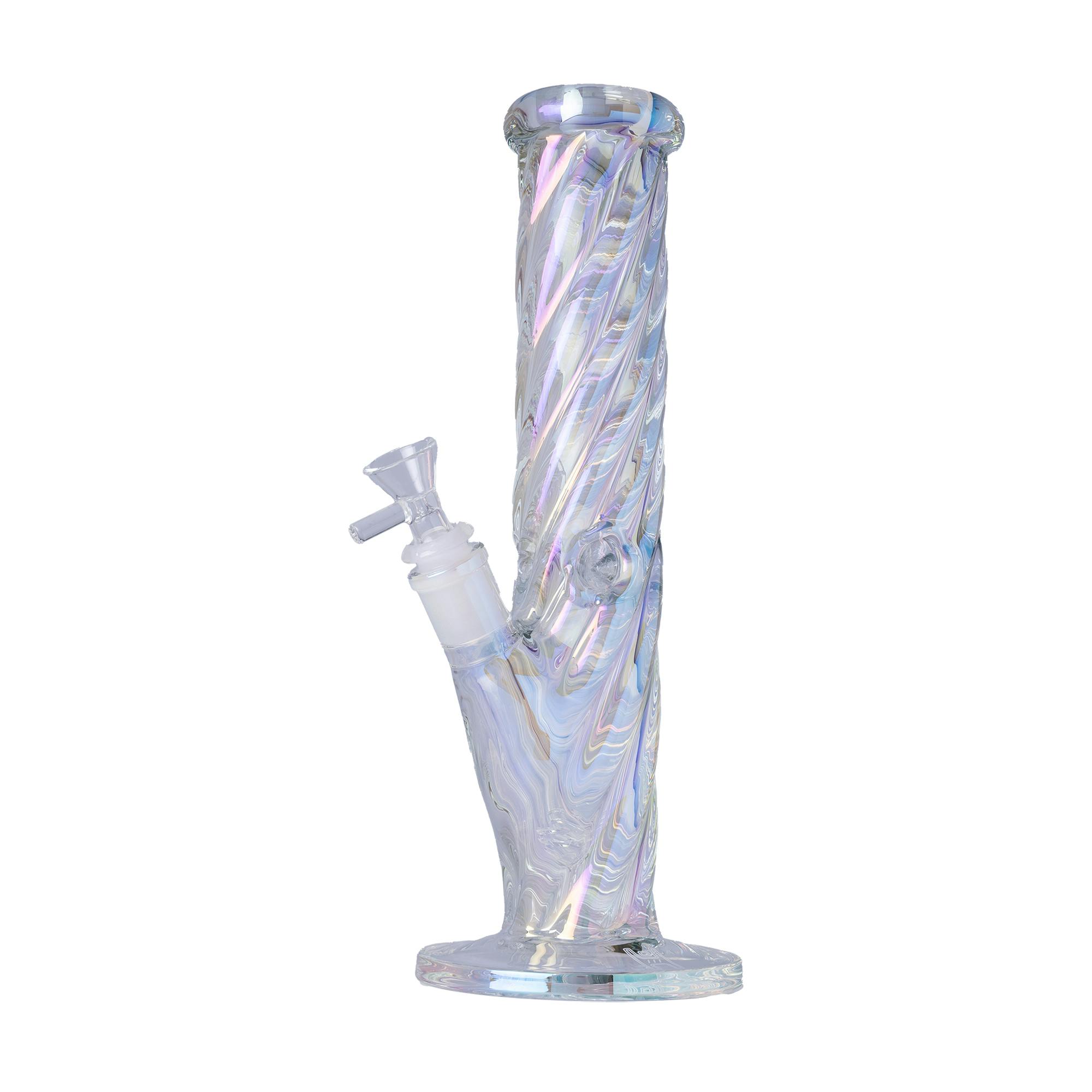 Human Grade Human Grade Twisted Iridescent 9" Tube Bong - ACCESSORIES cannabis product, N/A