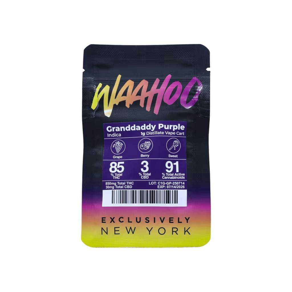 Waahoo | Granddaddy Purple | Cart | 1g