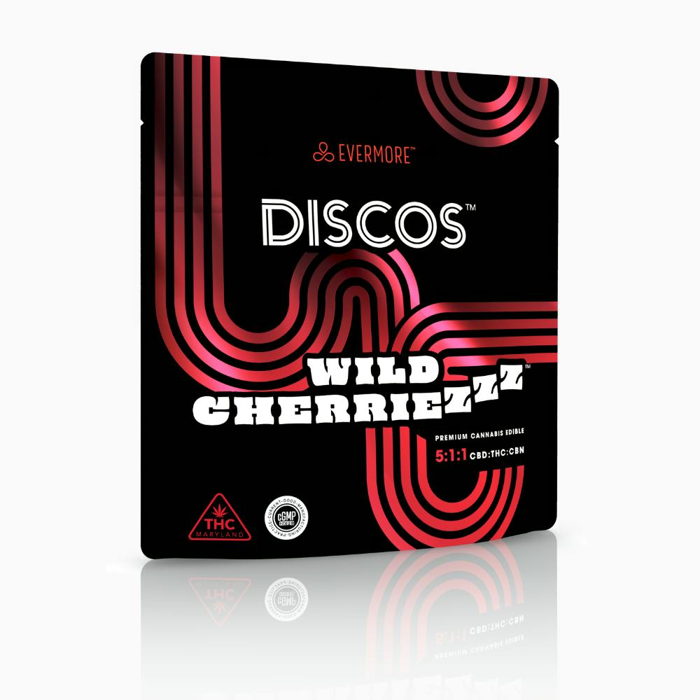 Evermore Discos Wild Cherriezzz 5:4:1 CBD:THC:CBN | 40mg