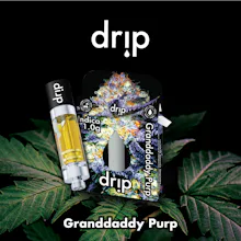 Drip - 1g Cart - Grand Daddy Purple (I) - CARTRIDGES by Drip at King of Budz