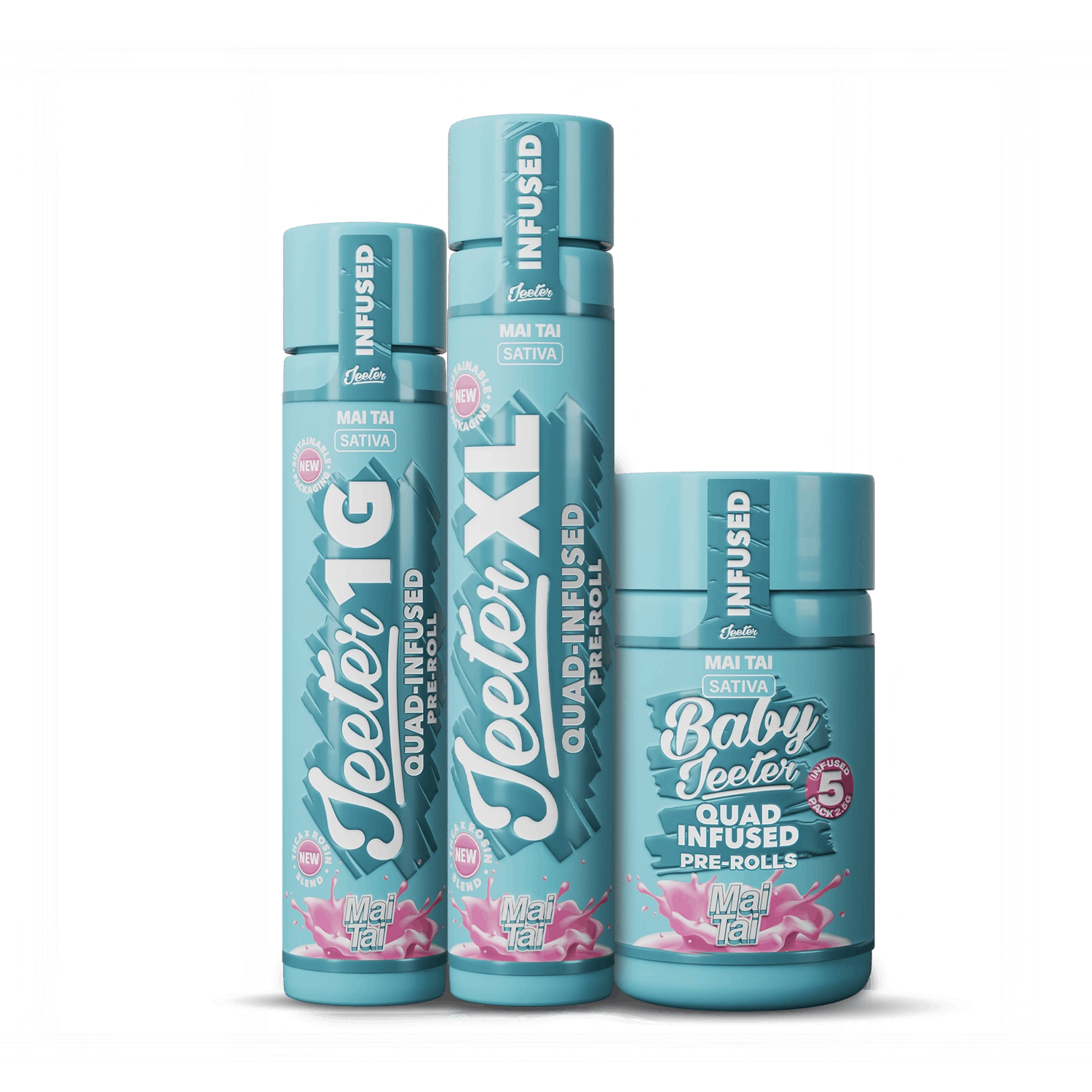 Jeeter - Quad Infused Preroll - Mai Tai
