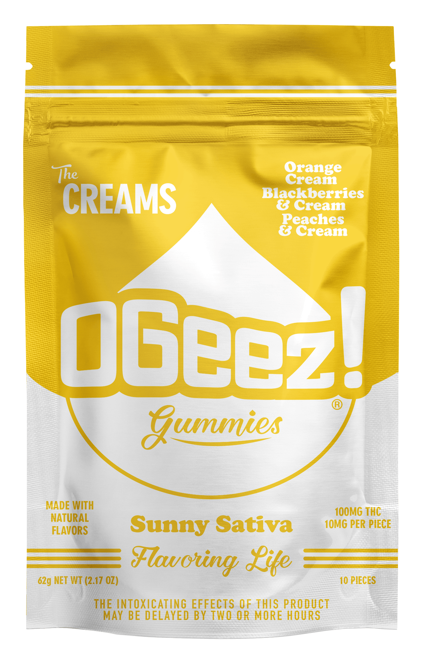 OGeez | The Creams | Sunny Sativa | 10 Pack 100mg