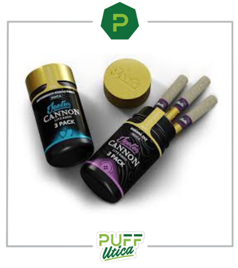 Jeeter x 3 Infused Resin Cannons | Big Daddy Purple