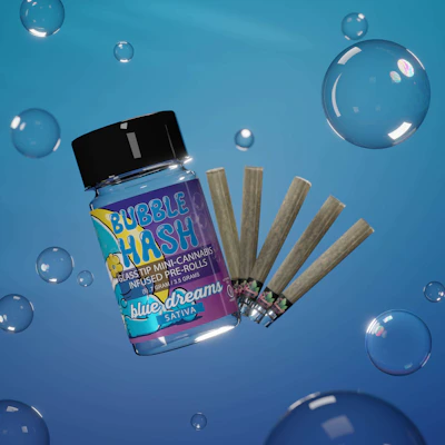 Amnesia - 5-Pack .7g Bubble Hash Infused Prerolls - Blue Dream