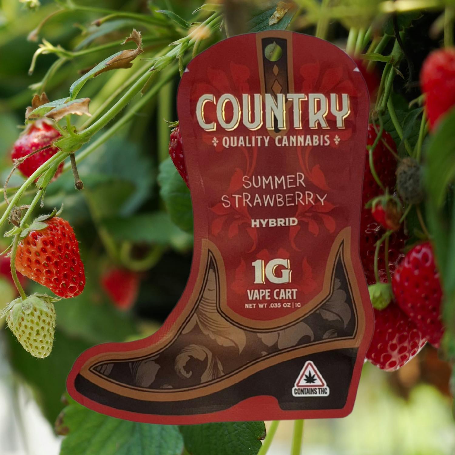 Product: Country | Summer Strawberry | Distillate Cartridge - 1g