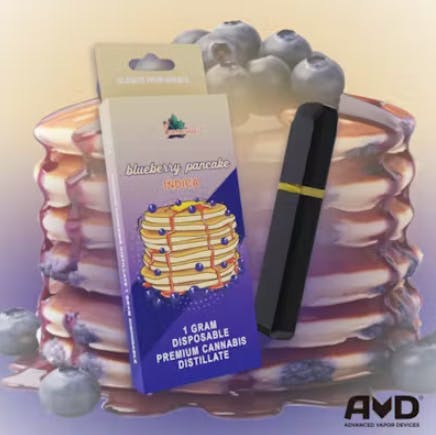 Amnesia - 1g Disposable - Blueberry Pancake