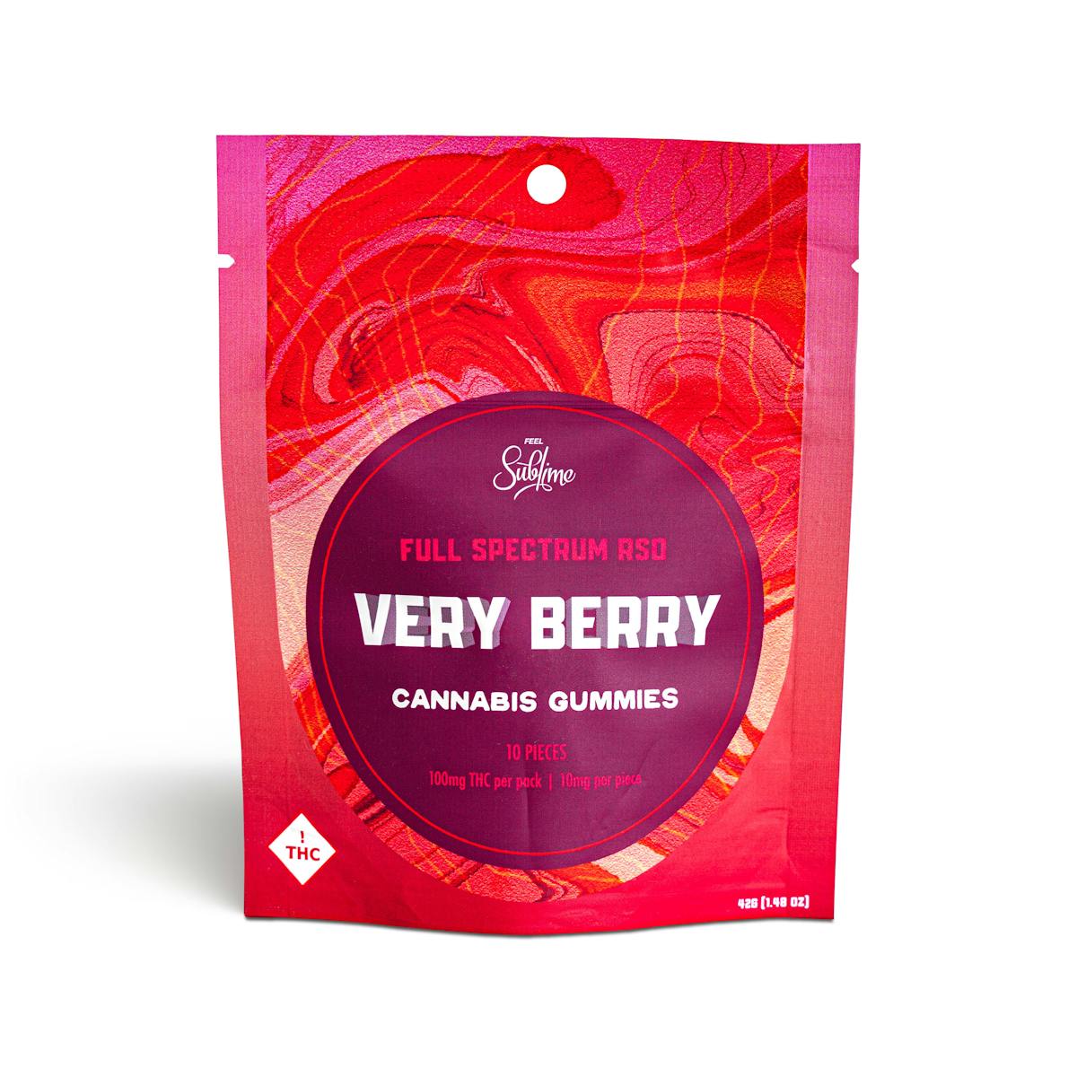 Photo of Very Berry RSO Gummies – 100mg