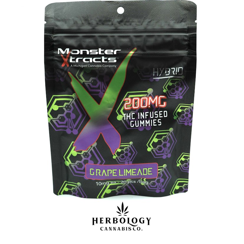 Monster X | Gummy | Grape Limeade | 200mg