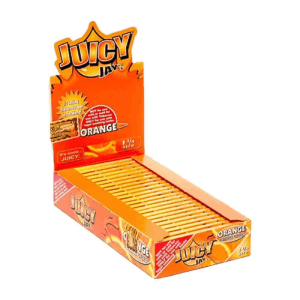 Product Juicy Jay's Rolling Papers 1 1/4" | Orange