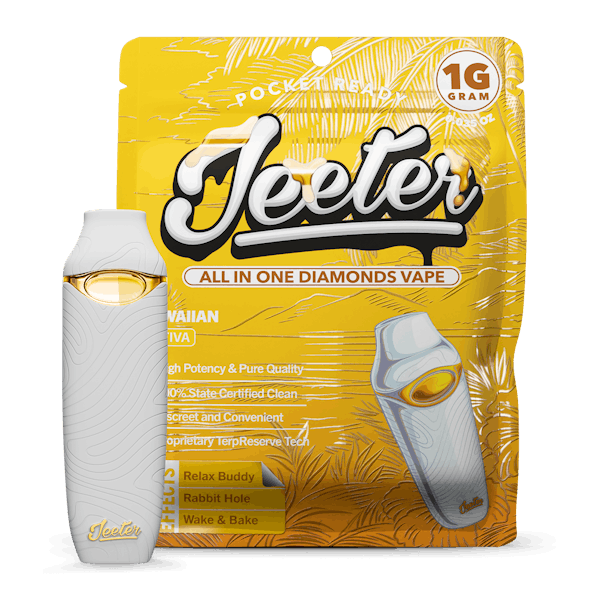 Hawaiian (S) - 1g Liquid Diamonds Disposable Vape - Jeeter