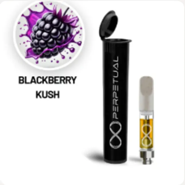 Blackberry Kush Cartridge | 1g | 93.28% TAC | Mass Alternative