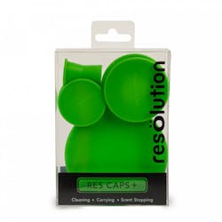 Green Silicone Reusable Res Cleaning Caps | 4pk