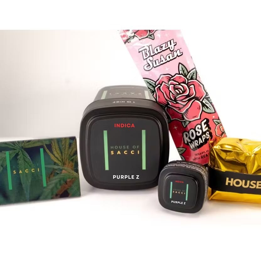 House of Sacci House Party Pack | 28g Flower-1g Kief | Purple Z
