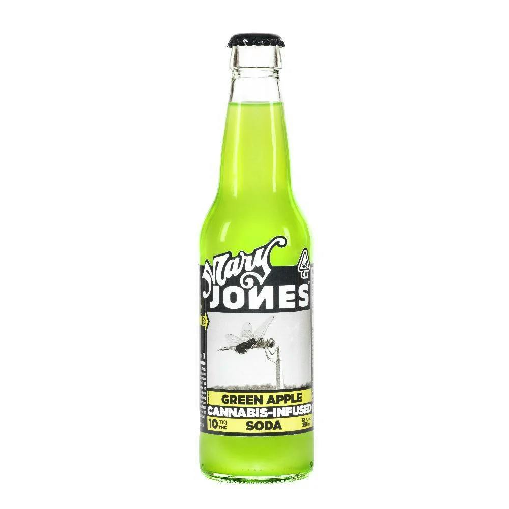Mary Jones Green Apple Soda Beverage 12oz 20mg Cookies Napa