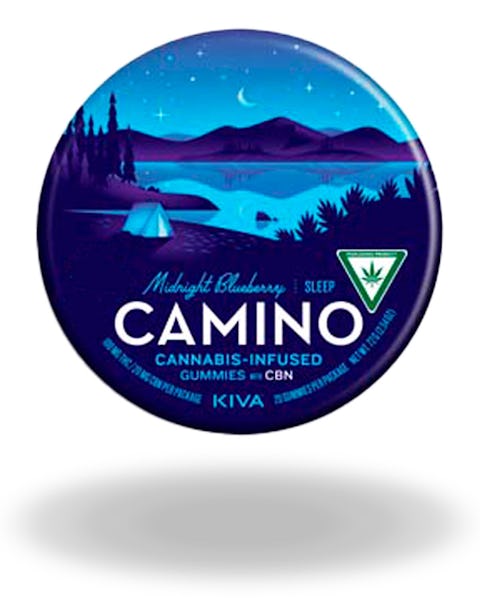 Product: Camino | Midnight Blueberry 5:1 THC:CBN Indica Gummies | 200mg:40mg