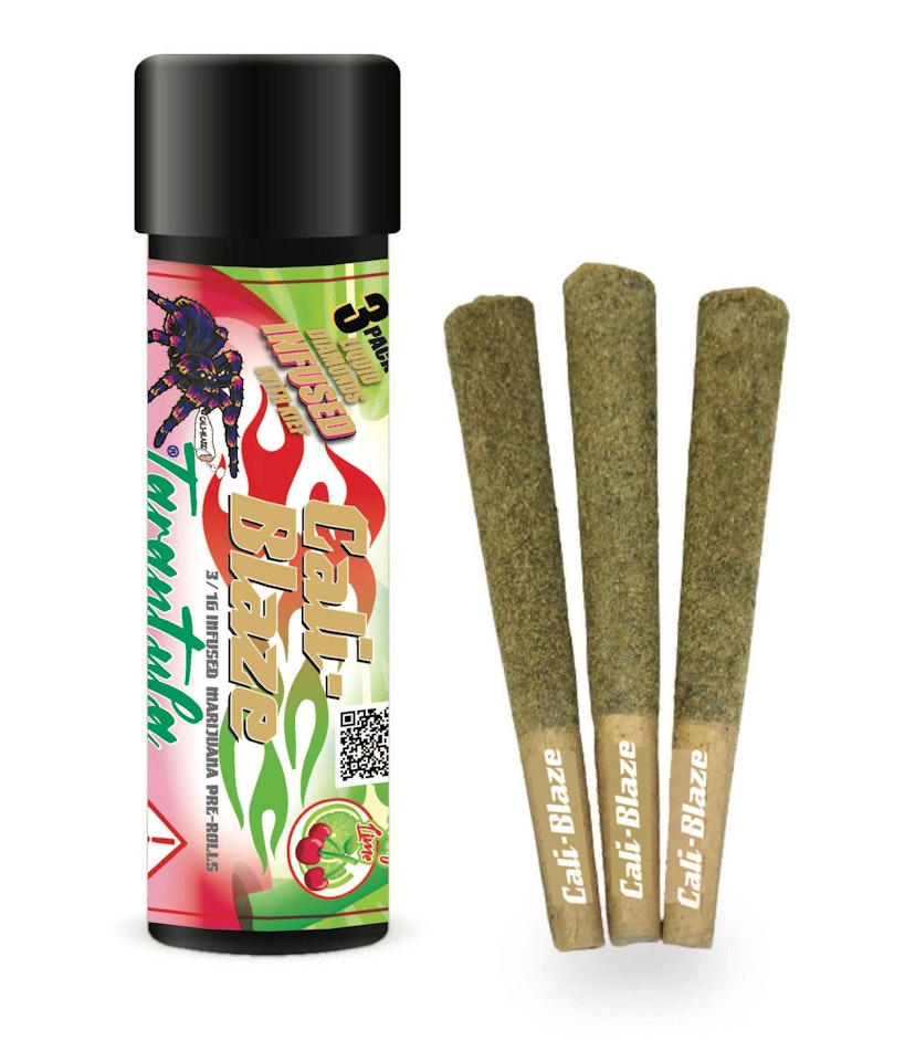 Cali Blaze - Cherry Lime 3pk Infused Tarantula