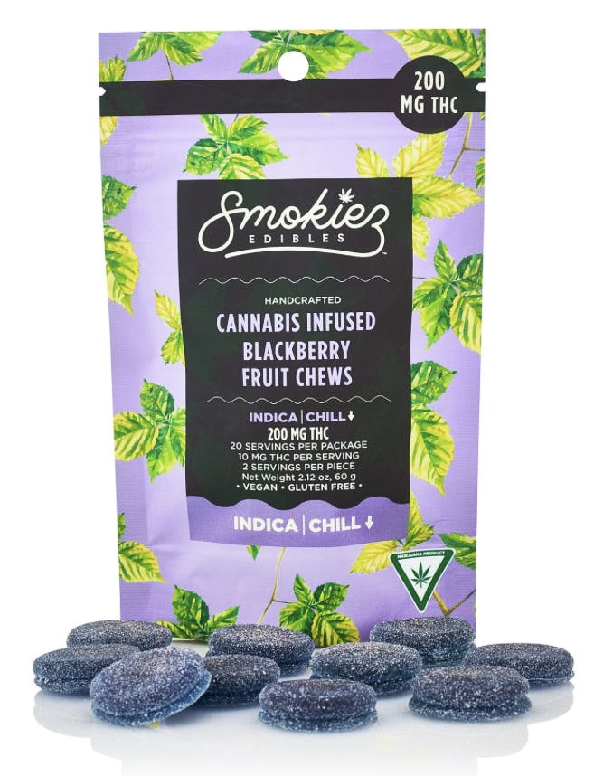 Smokiez | Gummies - Sweet Blackberry (Indica) - 200mg