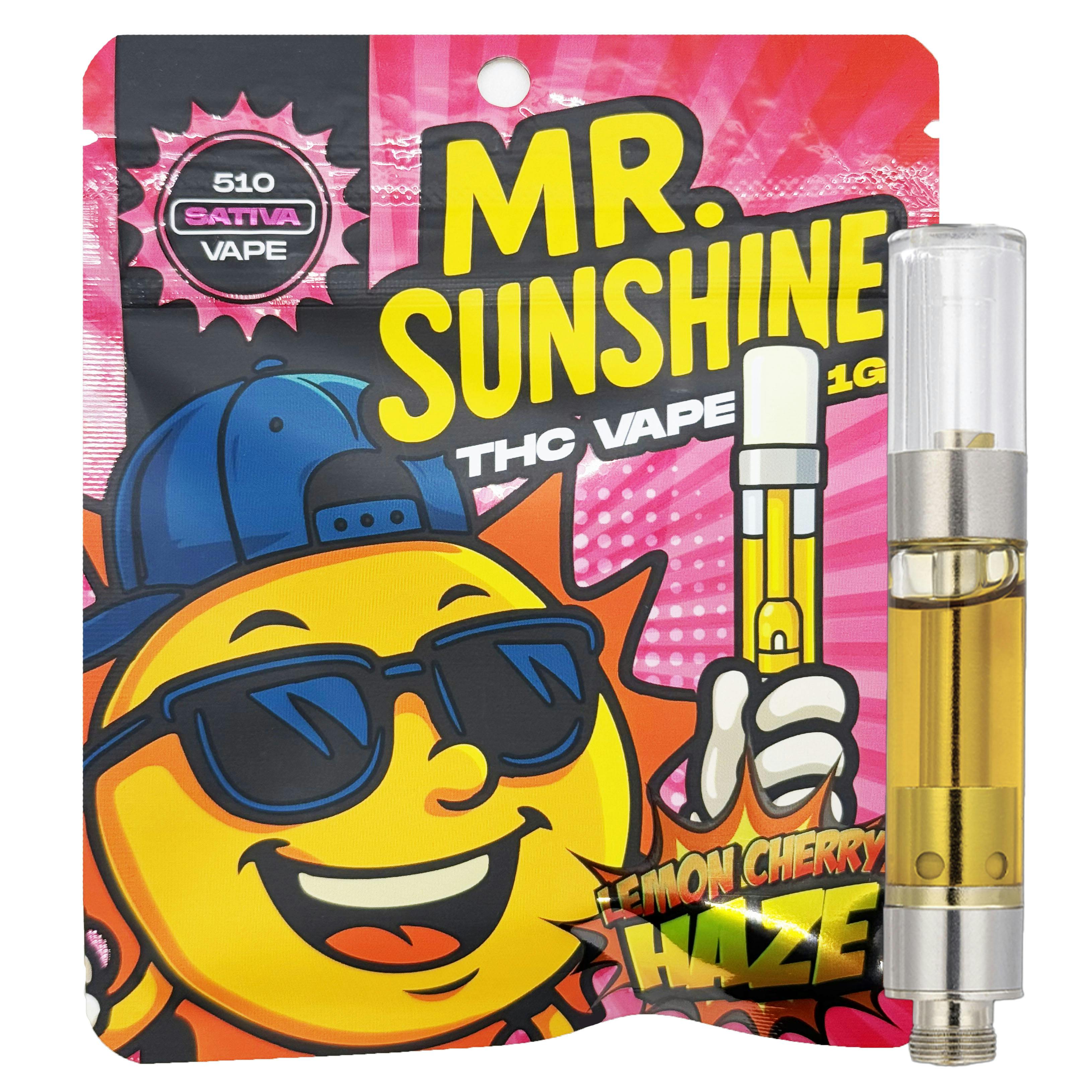 Mr. Sunshine Lemon Cherry Haze Cartridge Rec - Exclusive Cannabis