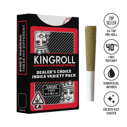Kingroll Jr. H Dealers Choice Cannaloupe Kush Pack-active