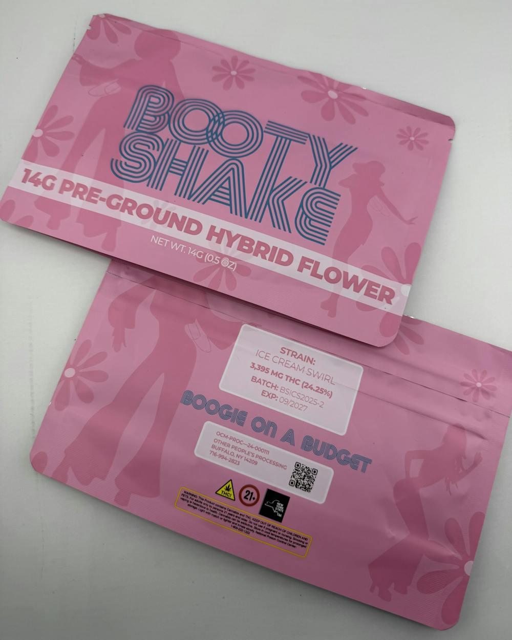 Product Booty Shake In Ya Face! - Ice Cream Swirl - 14g - Ground Indoor Flower