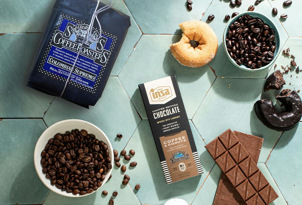 Coffee and Donuts | 100mg Chocolate Bar | 1g Edibles | Insa ...
