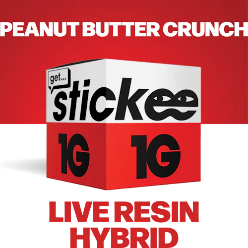 STICKEE | Peanut Butter Crunch | 1G | Live Resin Concentrate