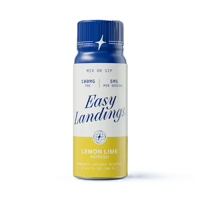 Easy Landings Infused Drink Syrup Lemon Lime 2oz/100mg (hybrid, drinks, 1g)