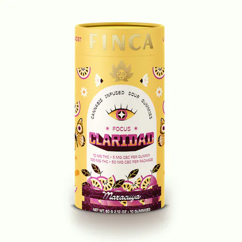 Claridad Passion Fruit Focus Gummies-active